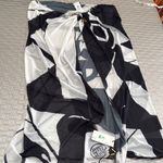 Swiminista x James Peter Henry Abstract Black White Sheer Sarong Cover Photo 0