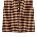 Vintage Valentino Miss V Brown Wool Check Pattern A Photo 3
