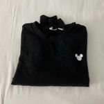 H&M Black Mickey Mouse Crewneck Sweatshirt Photo 1