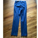 ZARA  Woman 100% Wool Straight-Leg Trousers – Dark Navy/Royal Blue – Size 2 Photo 5