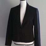 Bandolino Black Stretch Blazer Size 8 Petite Photo 0