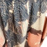 Pink Martini | Floral Sleeveless Midi Dress Navy Multi Boho Resort Size L | EUC Photo 6