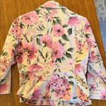 Vintage, “Tempted”, Corduroy Pink Floral Women's Blazer Photo 6
