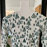 Modcloth  Cozy Locales Novelty Cabin Tree Print Sweater Photo 2
