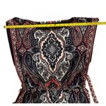 INC Women's Paisley Print Knee Length Dress M Boho Chic Sleeveless Photo 3