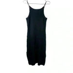 House of Harlow  Nicole Richie Black Crochet Knit Spaghetti Strap Midi Dress Photo 2