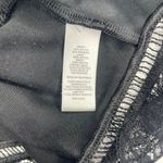 EXPRESS Women's Black Lace Sheer Crop Top with Zip up Back Sexy Flirty Medium Photo 9