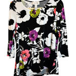Joseph Ribkoff  Shirt‎ Blouse Women's Size US 8 UK 10 tiered floral Office Photo 0