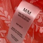 NEW CHRISTINA B Floral Double Layered Sleeveless Blouse Pink White Size Medium Photo 4