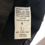 Cache Vintage 80s Shiny Black Pant Size 8 Photo 4