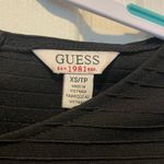 Guess Cute Black  Bodycon Ribbed Dress Photo 2