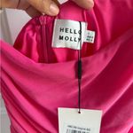 Hello Molly  Vibrant Pink Ruched Bodysuit Photo 1