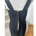 Jessica Howard Vintage  Black Mini Dress Rhinestone Chain Link Strap Photo 5