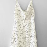 Lulus ★ NWT Lulu’s Spot in My Heart White Polka Dot Satin Cowl Neck Mini Dress ★ Photo 1