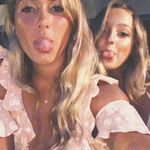 Planet Blue Flowy Crop Top Photo 3