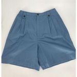 CRAZY HORSE Vintage Crazy Horse Womens Pleated High Rise 100% Cotton Chino Shorts Size 10 Photo 0