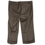 J.Crew  Wool Professional Wide Leg Cuffed City Fit Dress Pants Size 8 Grey #3292 Photo 3