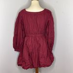 Ulla Johnson  Martine Long Puff Sleeve in Bordeaux‎ Photo 5