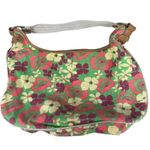Levi's Levi’s Green Floral 70s Inspired Retro Groovy Bright Color Top Handle Bag Purse Photo 1