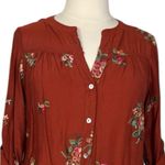 Fig & Flower New Button Down Top V Photo 4