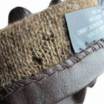 VTG Cashmere WPL 9093 Women's Chocolate Brown Size 7M Leather Gloves Lined Photo 11
