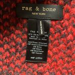 Rag and Bone  Buffalo Plaid Red & Black Cowl Neck Scarf Photo 1