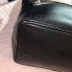 Dooney & Bourke Vintage Black Leather Satchel Shoulder Bag Photo 4