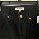RE/DONE NWT $285  70s LOW RISE BELL BOTTOM JEANS IN BLACK SZ 25 Photo 3
