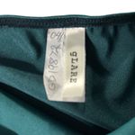 Glare  Green Mini Stretch Dress Mock Cowl‎ Overlay Sample Size Small NEW Photo 5