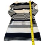 Lilly Pulitzer  Marlowe Dress Mini Textured Knit Striped Navy White Womens XXS Photo 9