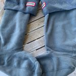 Hunter Storm Stripe Knitted Cuff Boot Sock New Photo 3