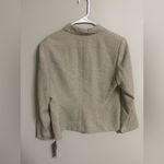 Le Suit  Petite Blazer Suit Jacket Size 12P Celery Business Professional New Photo 1