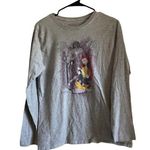 Disney Tim Burton’s The Nightmare Before Christmas Grey Graphic Long Sleeve Tee Large Photo 0