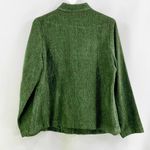 Christopher & Banks C. J BANKS BY Green Floral Zip Up Jacket Photo 4