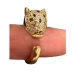 Korean Fashion Gold plated Design Inlaid Zircon Ring Size 8 Photo 3