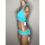 Bleu Rod Beattie New. aqua smocked bikini. 12/8. Retails $169 Photo 12