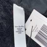 Vera Bradley NWT Women’s black Quilted Scarf reversible faux Fur PLUSH Warm Photo 4