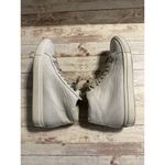 P448  Star White Zebra High Top Lace Up Sneakers Women's SZ 40 EU 9 US Skate Fur Photo 5