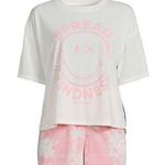 GRAYSON SOCIAL PJ Short Set Size Med Womens SPREAD KINDNESS Logo Sleepwear New Photo 0