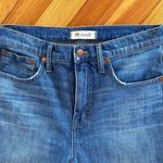 Madewell  Cali Demi-Boot Jeans in Farrah Wash: Knee Patch Edition Photo 6