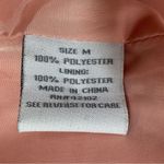 Dress Barn  Embroidered Microfiber BlazerTopper Jacket Open Front Pink Medium Photo 9