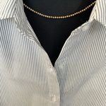 Covington  quarter slit sleeve button down stretch top Photo 3