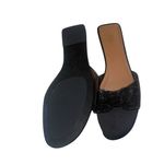 ZARA NWT  embellished bow sandals Black Rhinestone Photo 6