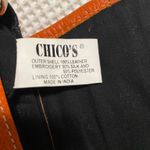Chico's Women’s Chico’s Orange Leather Purse Photo 6