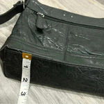 Stone Mountain Crossbody Purse Black Soft Leather Medium Shoulder Bag Adjustable Photo 6