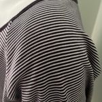 Lake Pima Long Sleeve Stripe Pajama Shirt Purple Size XL Photo 6