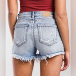 BKE Billie shorts denim distressed women’s size 25 casual raw hem trendy modern Photo 1