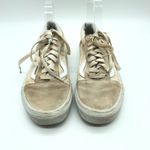 Vans Sneakers Skate Shoes Canvas Suede Beige Mens 6.5 Womens 8 Photo 1