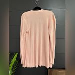 A New Day Long Soft Pink Sweater Cardigan Cover Up Women’s Sz L GUC Photo 3