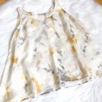 Anthropologie Anthro Mes Demoiselles Silk‎ Tank Ecru Sunset Sz M Photo 1